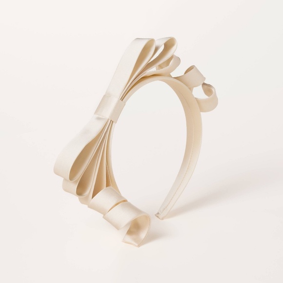 Ribbon Bow Headband - kate spade new york x Target™ Cream - Picture 2 of 4